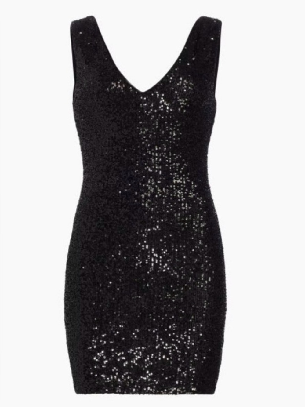 Aqua sequin dress